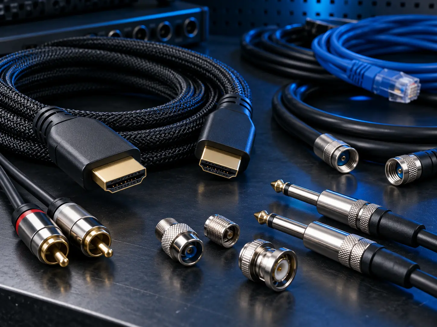 Cabos e conectores eletrônicos
